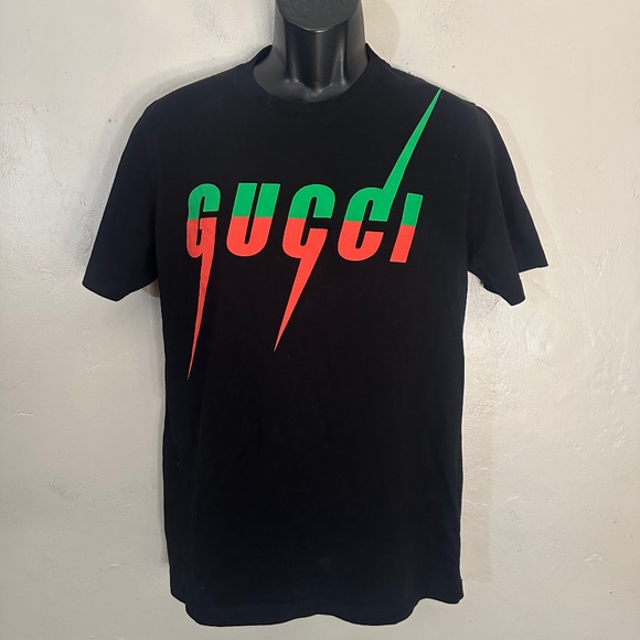 Gucci T Shirt Large Made in Italy Gently worn 100% cotton MSRP $590 - Picture 1 of 5